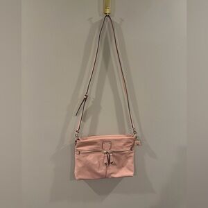 Henri Bendel Jetsetter Crossbody- Blush color